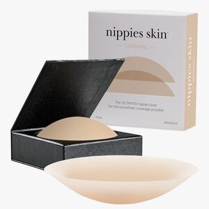 Nippies Nipple Covers for Women - 2 Pk -Sticky Adhesive Silicone Pasties A-C Cup